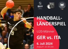 Handball-Länderspiel U20-Männer Deutschland – Italien in Landshut