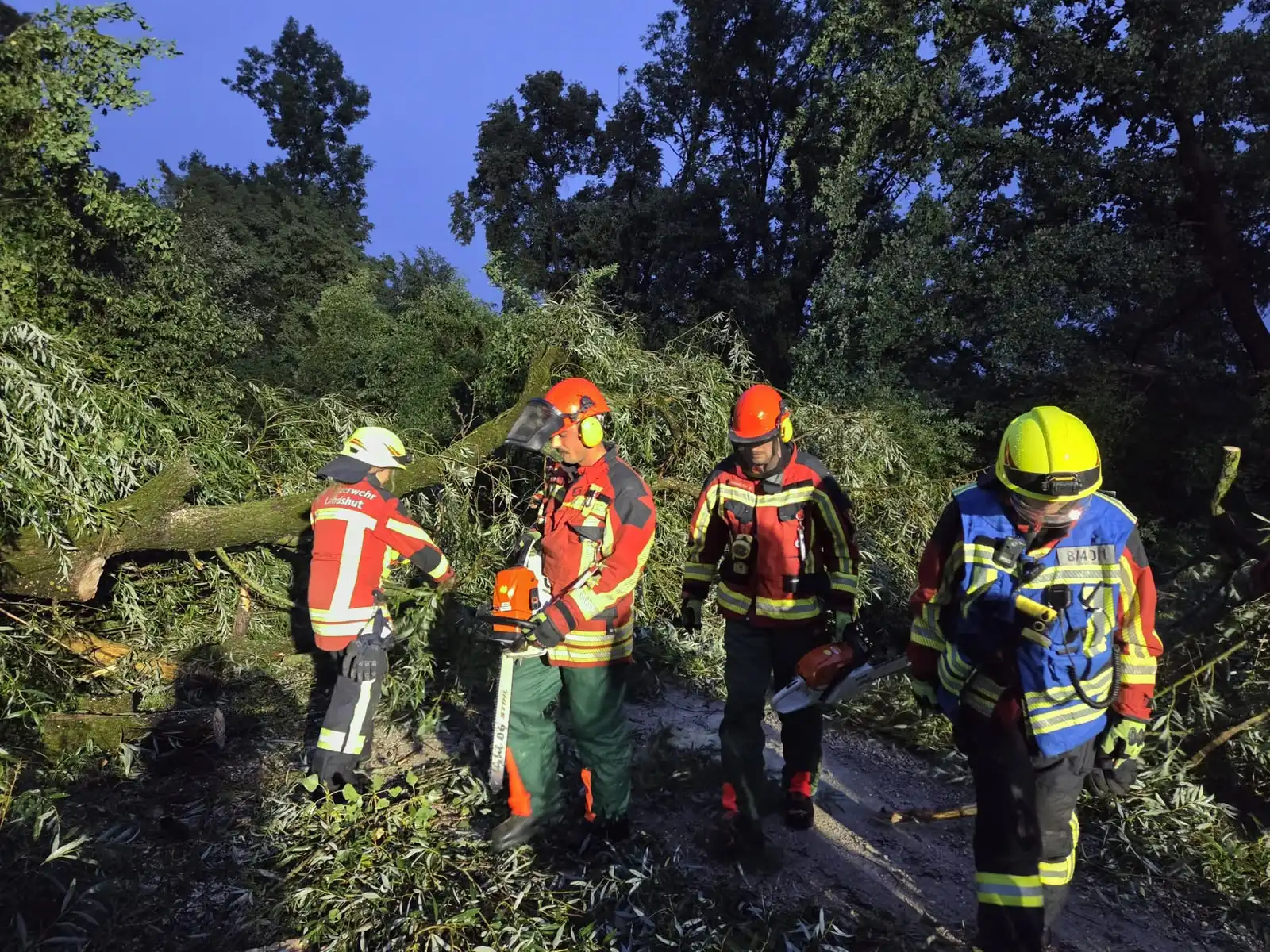 Heftiges Unwetter trifft Landshut - rund 100 Einsätze im Stadtgebiet Landshut