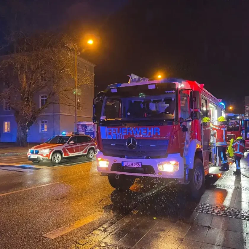 Kleinbrand in Tiefgarage