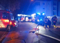 Kellerbrand in der Marienburger Straße in Landshut sorgt kurzzeitig für größeren Einsatz
