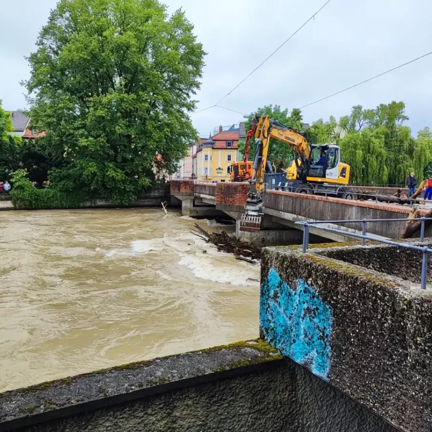 Hochwasserwarnung für die Stadt Landshut