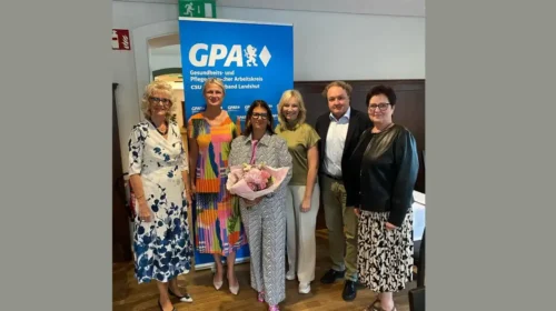 GPA startet mit Neuwahlen wieder durch Petra Möllerfrerk als Kreisvorsitzende des Gesundheits- und pflegepolitischen Arbeitskreises bestätigt