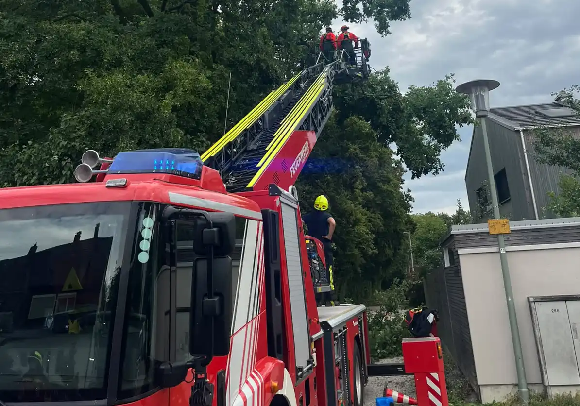 Heftiges Unwetter trifft Landshut - rund 100 Einsätze im Stadtgebiet Landshut