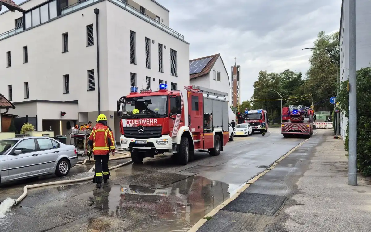 Wasserrohrbruch führt zu größerem Wasserschaden