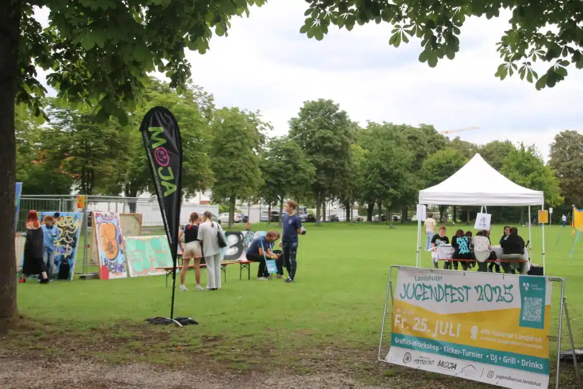 Musik, Graffiti-Workshop, Kickerturnier und vieles mehr
