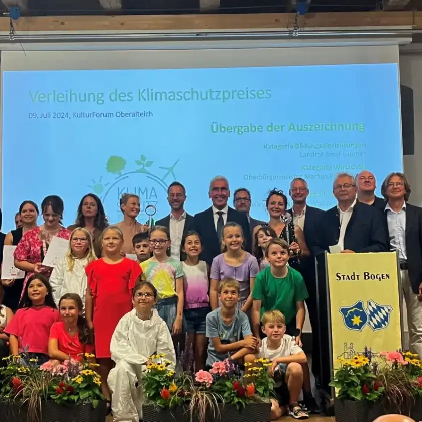 Fünf Projekte mit dem Klimaschutzpreis 2024 ausgezeichnet