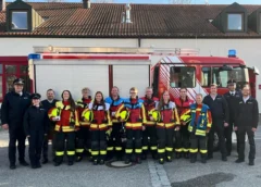 Gruppe des Löschzugs Achdorf bei Leistungsprüfung „Wasser“ erfolgreich