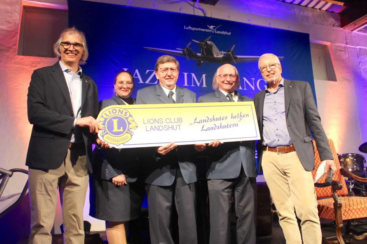 Lions Club Landshut spendet 1.000 Euro an den Helferverein des THW Landshut