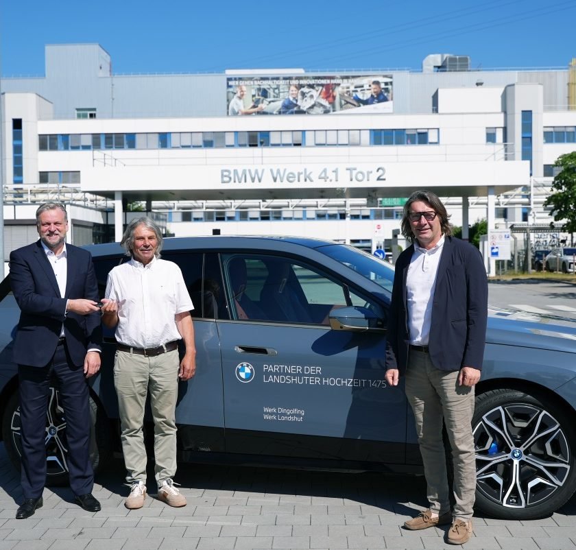 Die Landshuter Hochzeit elektrisiert +++ BMW Group ist Partner der Landshuter Hochzeit 1475 +++ Werke Landshut und Dingolfing stellen BMW iX zur Verfügung