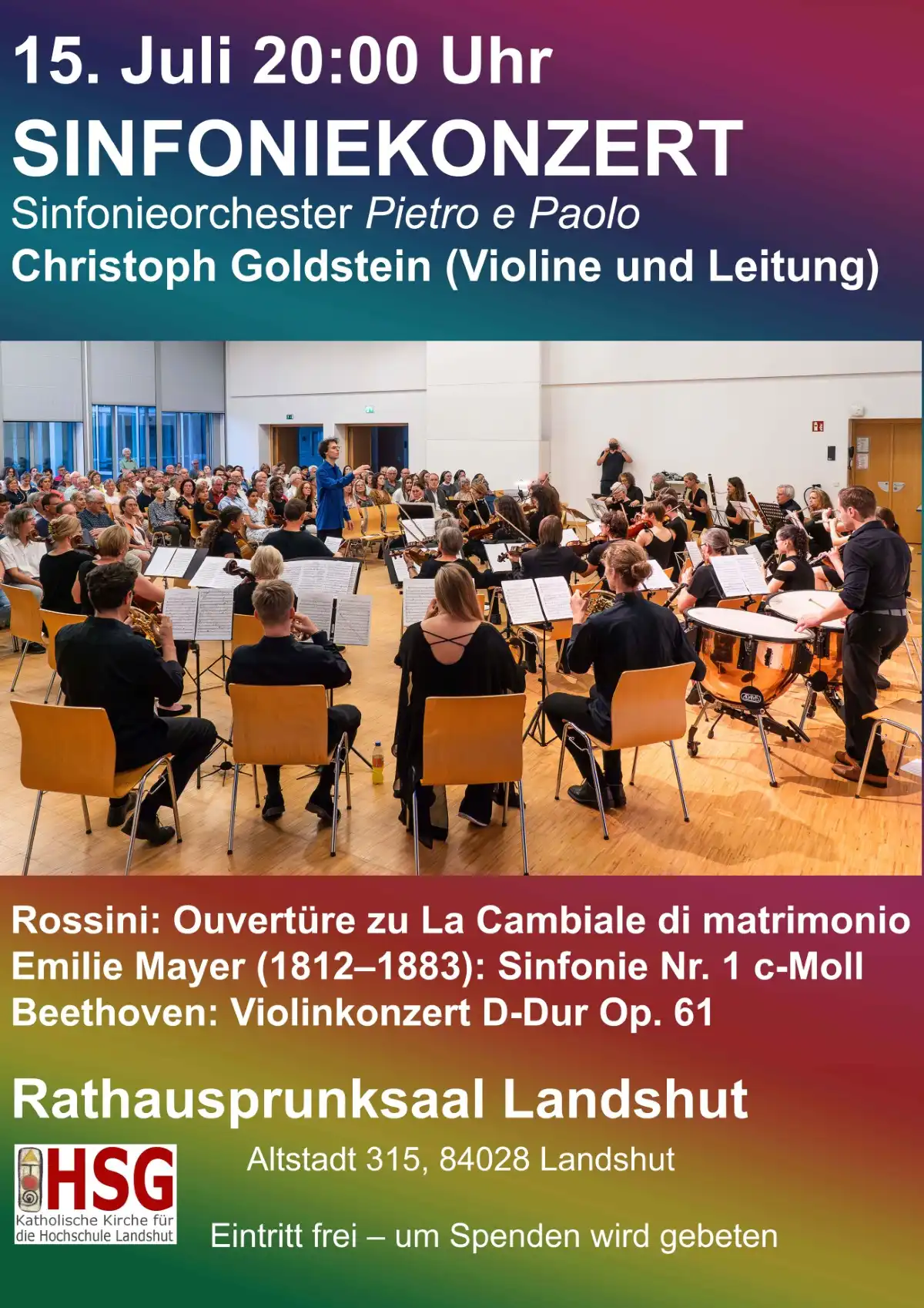Christoph Goldstein - Sinfoniekonzert des Sinfonieorchesters „Pietro e Paolo“