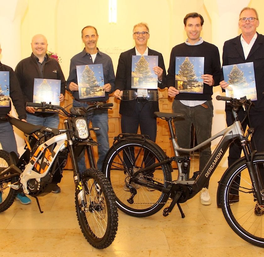 E-Bike, BMX-Rad, Diamantschmuck und Designerbrille Lions Club Landshut präsentiert Adventskalender mit Preisen über 24.000 Euro