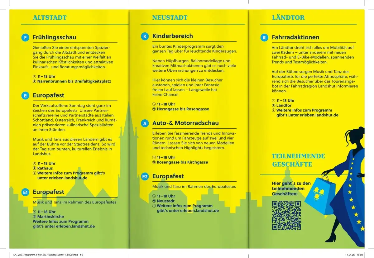 Programm Europafest Landshut