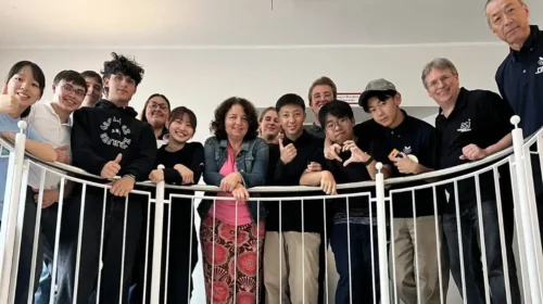 Japanische Sportjugend-Delegation besucht Abgeordnetenbüro von Ruth Müller, MdL