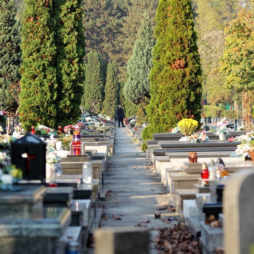 Allerheiligenverkauf am Hauptfriedhof