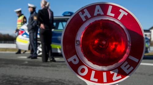 bayerische Polizei - Flucht, Kontrolle
