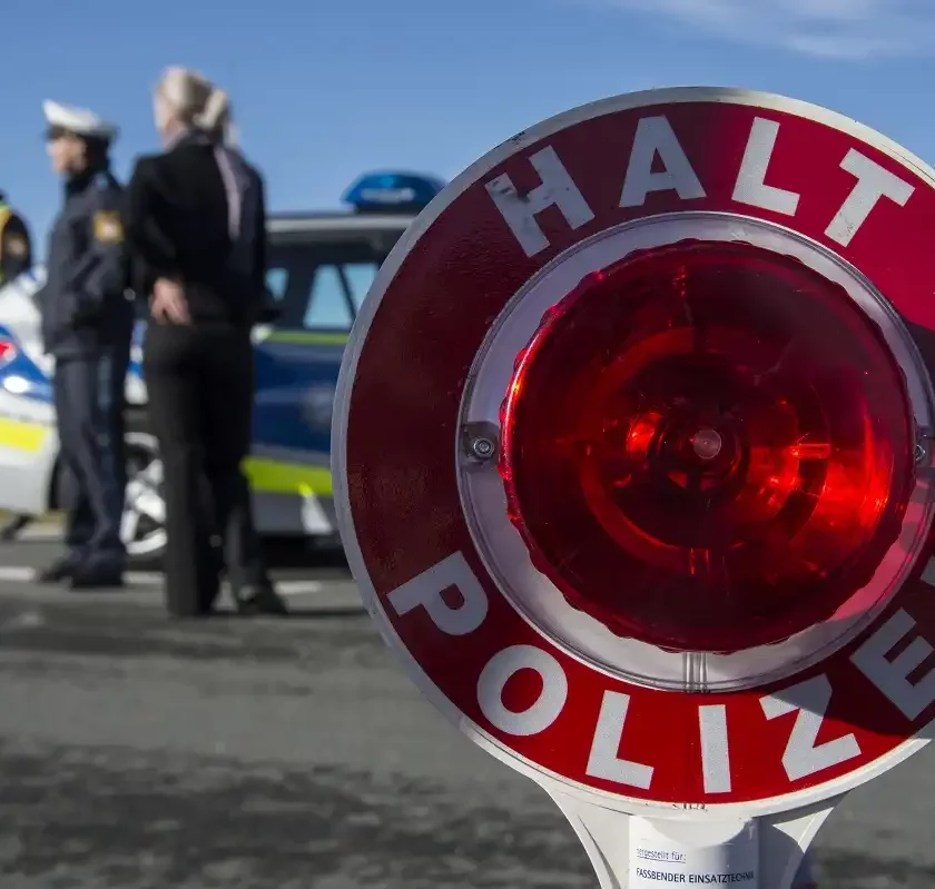 bayerische Polizei - Flucht, Kontrolle