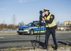 Polizei Geschwindigkeitsmessung
