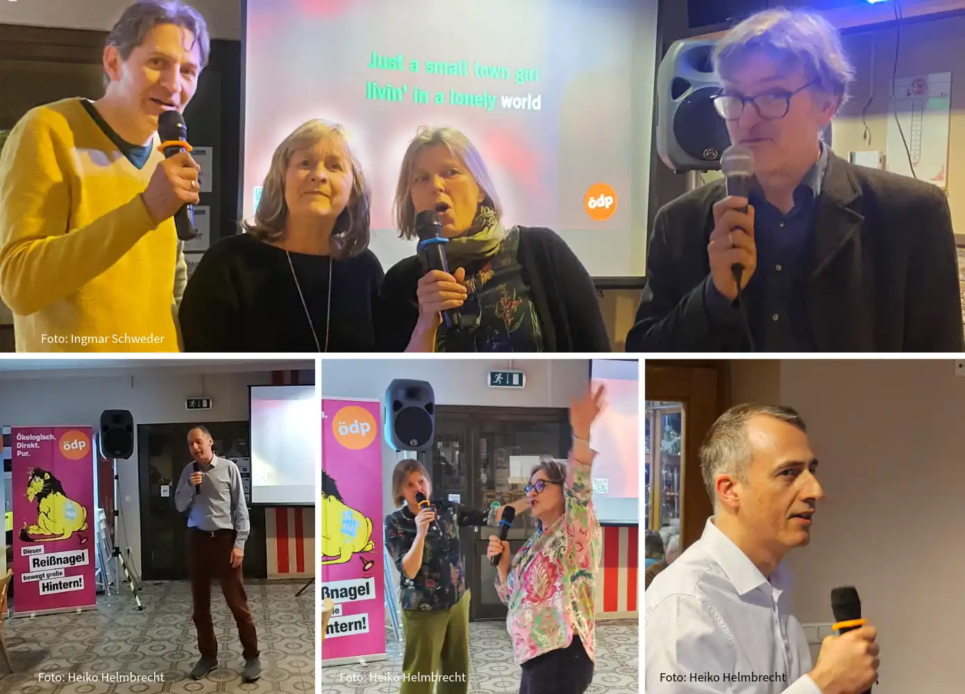 Wahlkampfabschluss mit Karaoke und klaren Worten