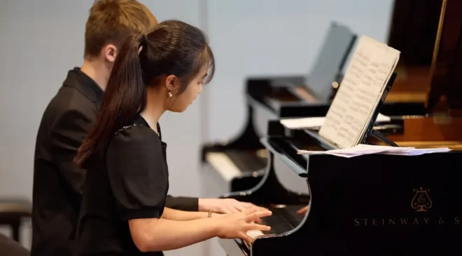 Junge Musiktalente stellen ihr Können unter Beweis