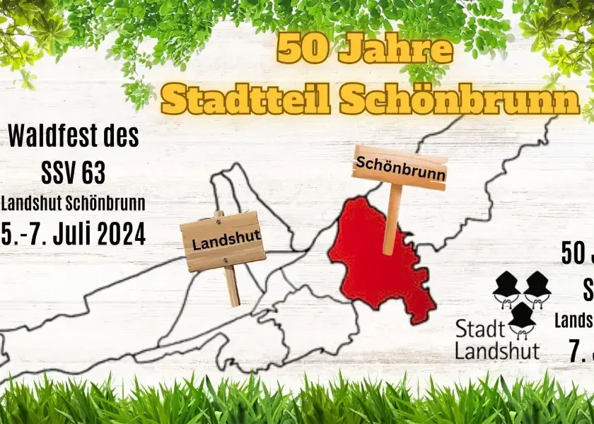 Stadt Landshut feiert am Sonntag im Rahmen des Waldfests das 50-jährige Jubiläum der Eingemeindung von Schönbrunn