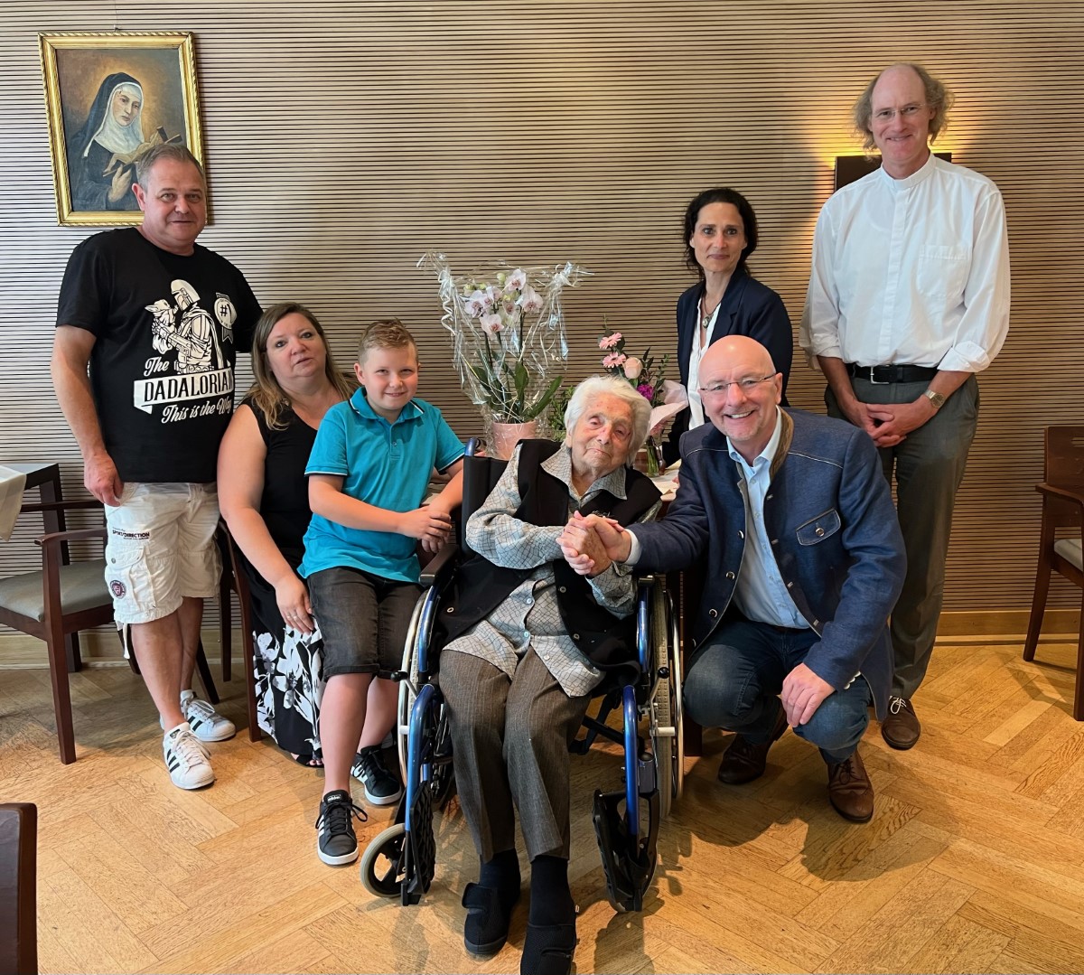 Franziska Oswald feiert 100. Geburtstag -