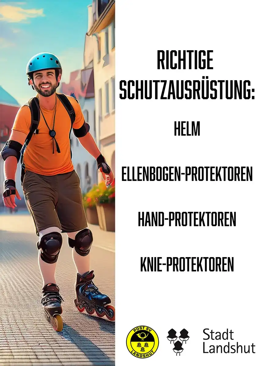 Bladenight am 10. Juni – Tour führt in die Münchnerau „Blader-Wurm“ rollt um 19.30 Uhr von der VR-Bank Landshut Arena los
