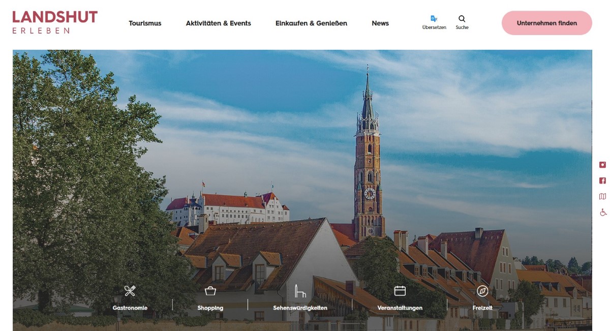 Neue Tourismus-Website der Stadt ist online
