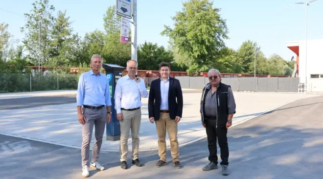 Neue Parkplätze an der Oberndorferstrasse