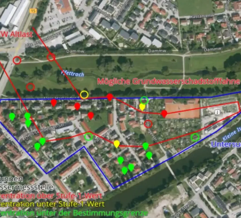Erhöhte PCB-Werte an der Weißenbergerstraße Weitere Analyse-Ergebnisse liegen vor: Von Nutzung des Grundwassers im betroffenen Bereich wird weiterhin abgeraten