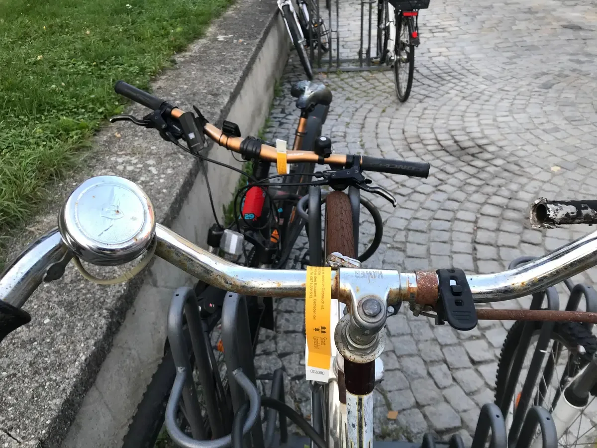 „Schrottradaktion“ in der Innenstadt