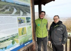 Neue Infotafeln im Naturschutzgebiet
