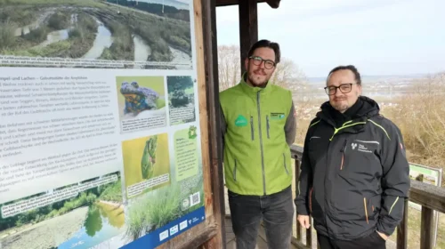 Neue Infotafeln im Naturschutzgebiet