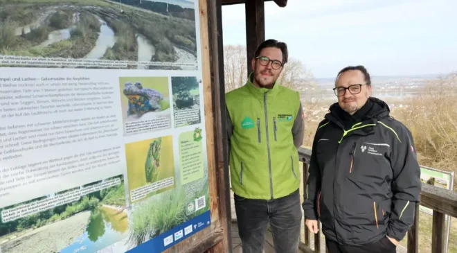 Neue Infotafeln im Naturschutzgebiet