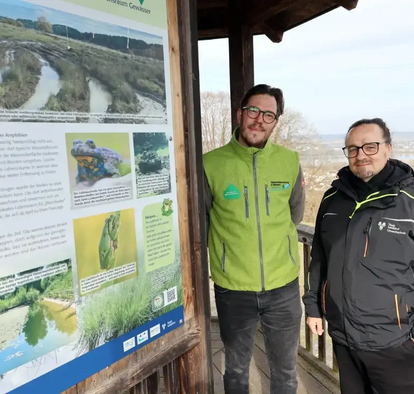 Neue Infotafeln im Naturschutzgebiet