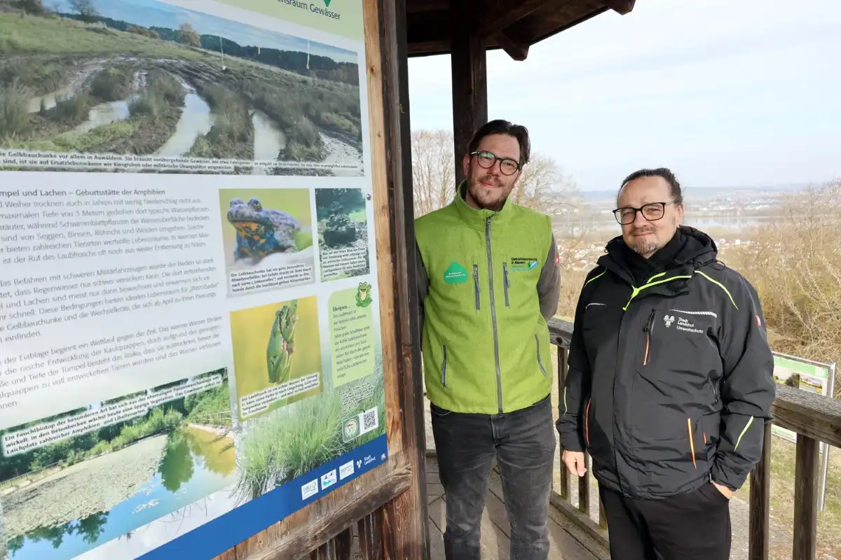 Neue Infotafeln im Naturschutzgebiet