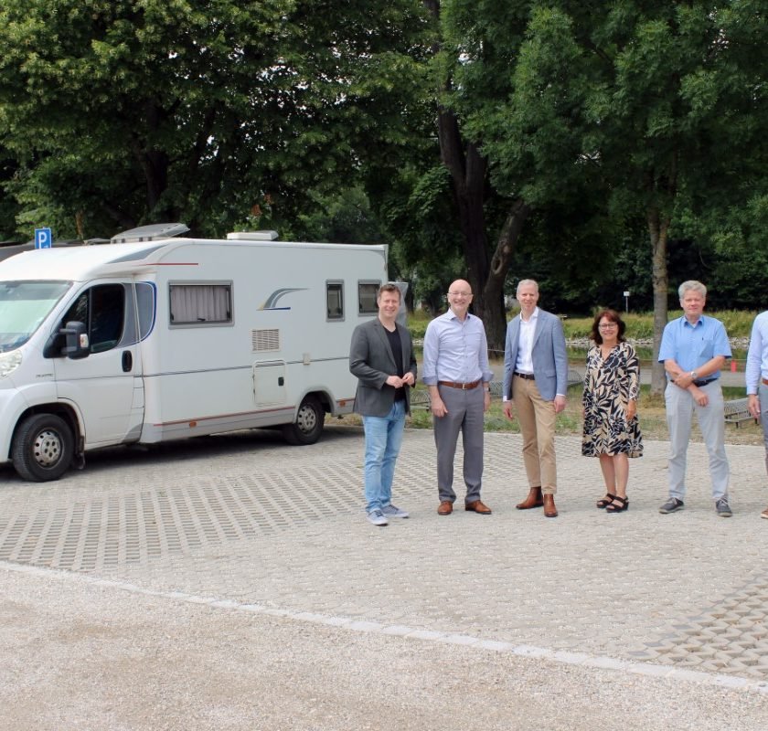 Wohnmobilstellplatz an der Grieserwiese offiziell eröffnet